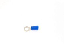 Клемма кольцевая д. 5мм с изоляцией синяя, сечение до 2.5 мм2